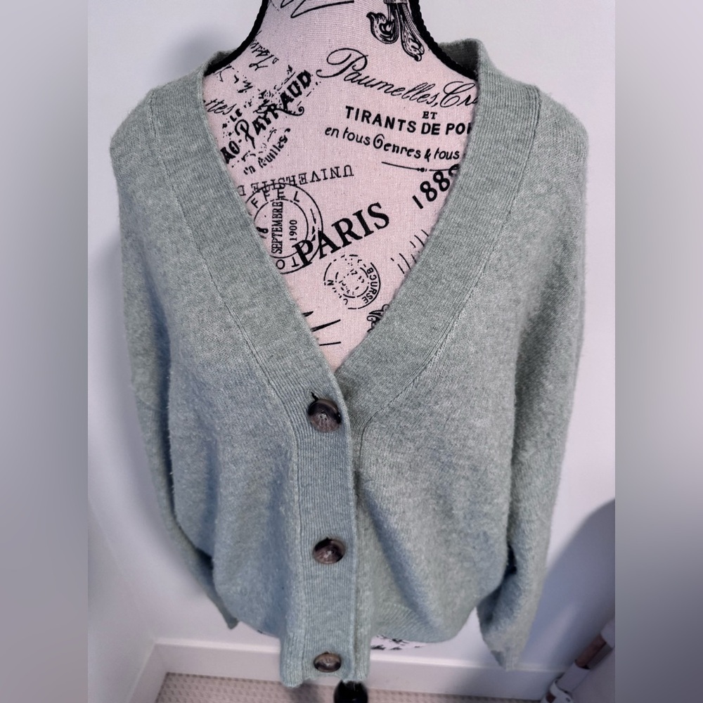 Blue Turquoise Cardigan - Picture 2 of 5